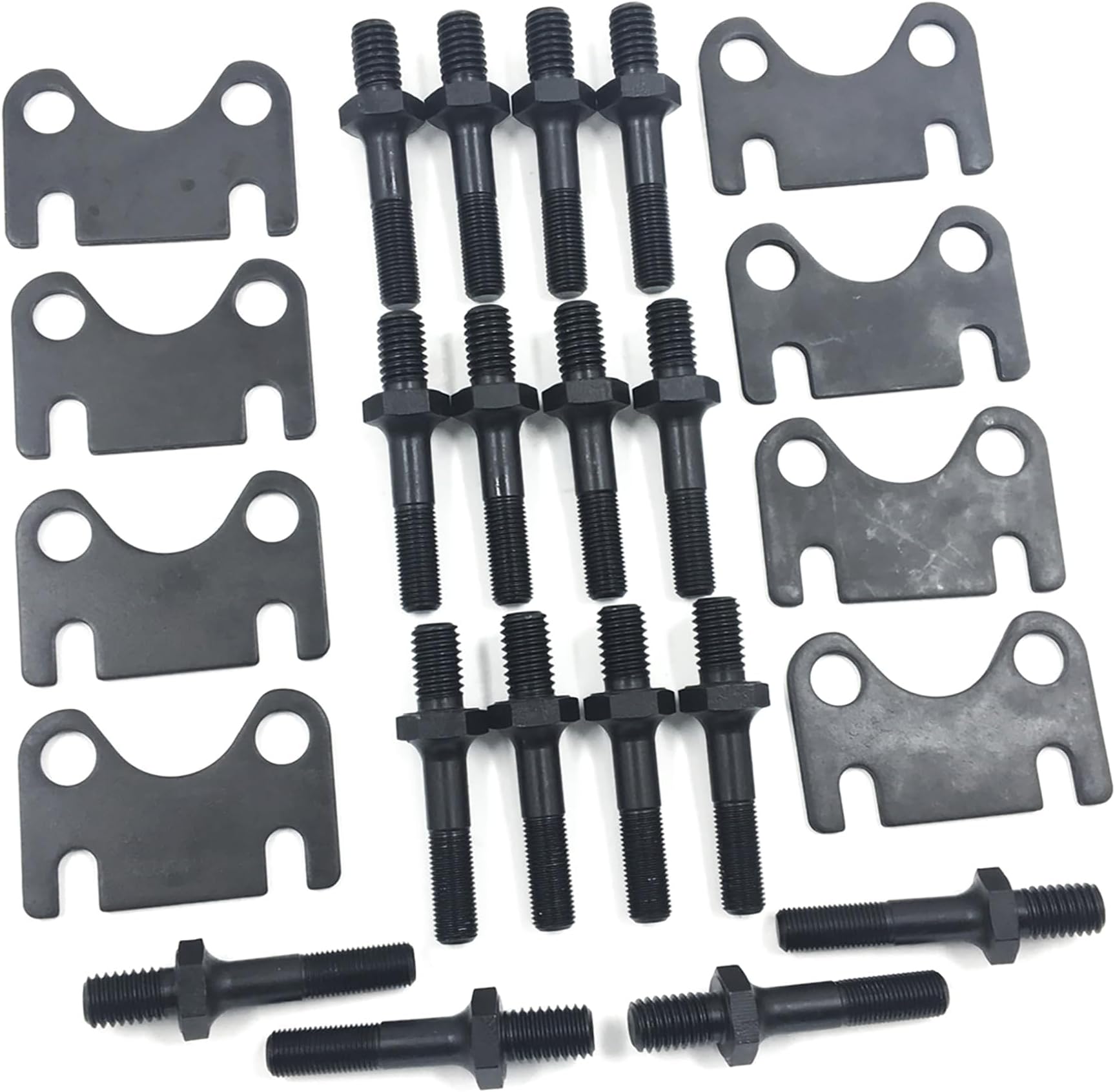 SBC 3/8 Rocker Arm Studs & Guide Plate Kit For Small Block