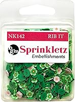 Vista 38 de Buttons Galore Sprinkletz - Piezas de arcilla polimérica para bricolaje, adornos de manualidades, 1.500 onzas, primavera y verano (pelota de juego)