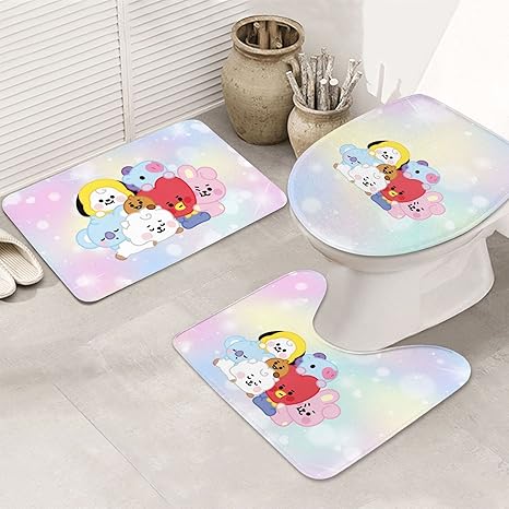 Amazon Co Jp 防弾少年団 Bt21 トイレマット トイレ3点セット トイレu型足元マット フタカバー 便座カバー トイレ蓋カバー 大判 速乾 抗菌 防臭 耐磨耗性 滑り止め 吸水 浴室 家庭用 洗える かわいい おしゃれ 人気 キャラクター ホーム キッチン Amazon Co Jp 防弾少年団 Bt21 トイレマット トイレ3点セット トイレu型足元マット フタカバー 便座カバー トイレ蓋カバー 大判 速乾 抗菌 防臭 耐磨耗性 滑り止め 吸水 浴室 家庭用 洗える かわいい おしゃれ 人気 キャラクター ホーム キッチン
