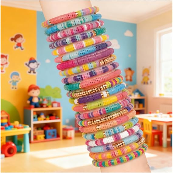 Swift Clicks Bracelet Maker Set A Dazzling Bracelet-Making Machine Designed for Ages 8 and up, containing 2047 Fun DIY Jewellery Components. Ideal for Teenagers to Develop Hand Dexterity.