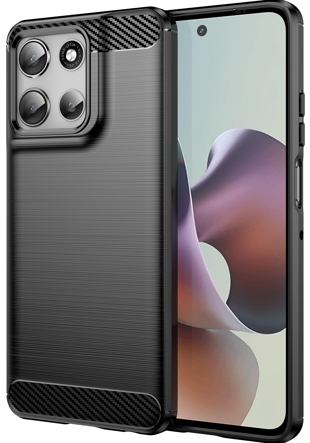 Amazon.co.jp: For motorola g66j/g66y 5G ケース 炭素繊維カバー