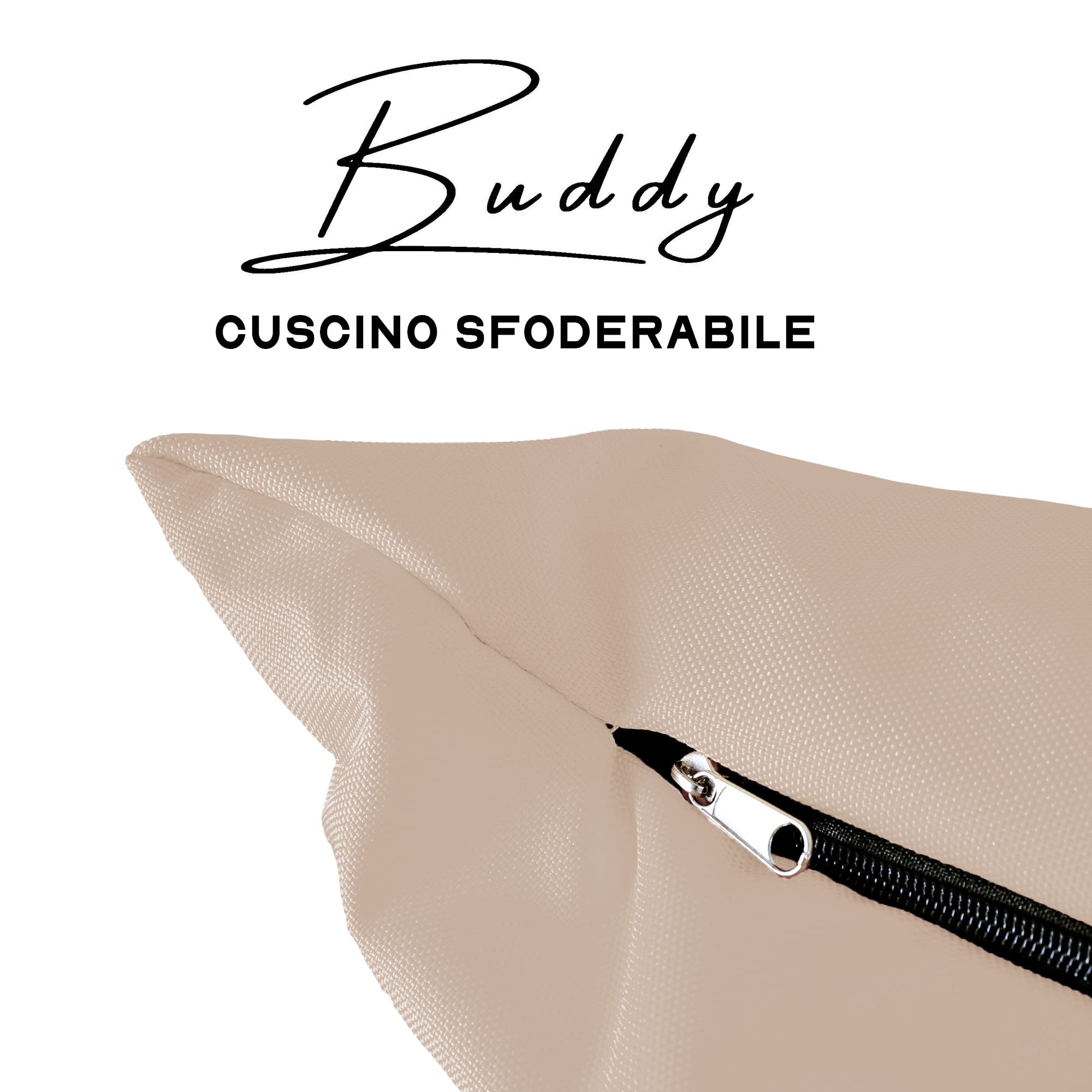 Cuccia per cani idrorepellente antigraffio Ligo Buddy 70x65 cm Beige