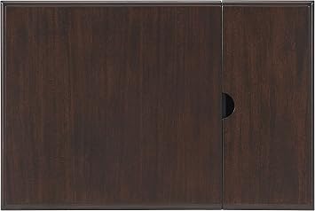 Martin Svensson Home Elegant Power Chairside End Table, 24 in x 16 in x 25 in, Blue with Walnut