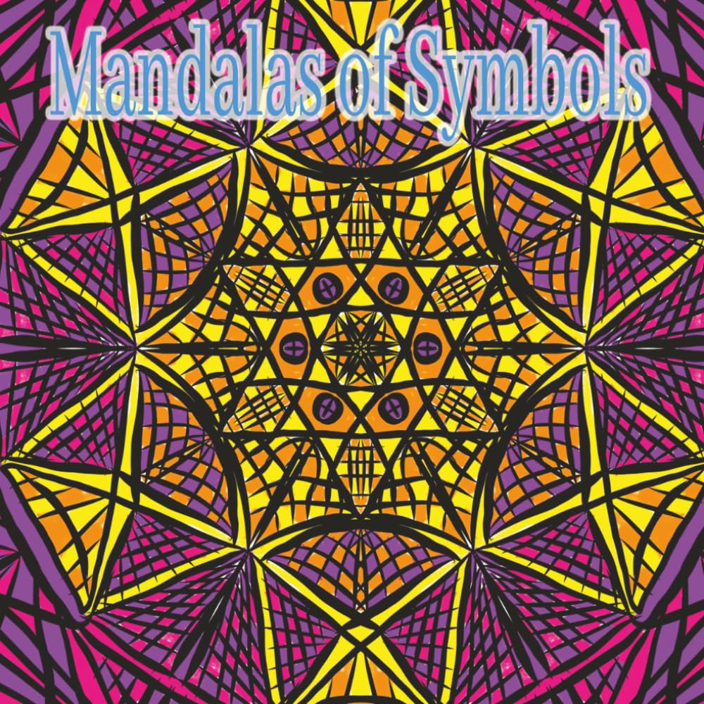 Mandalas of Symbols: Coloring Book