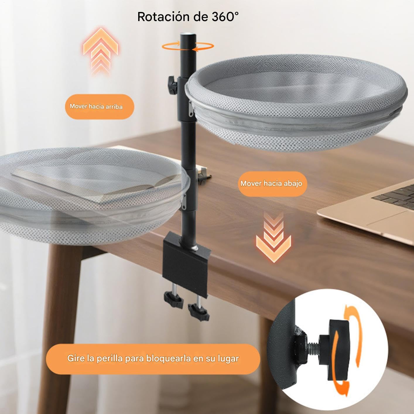 Hamac De Bureau pour Chat Mobilier De Nid avec Fixation par Serrage