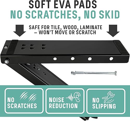 Miniatura 4 de Trituradora de latas de pie para reciclaje, trituradora de latas de metal negro resistente, herramienta de prensa manual para el hogar y portátil