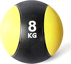 كرة طبية مطاطية مضادة للانزلاق والسقوط، مثالية لتمارين البطن والخصر واللياقة من الكوتش (8 كجم).