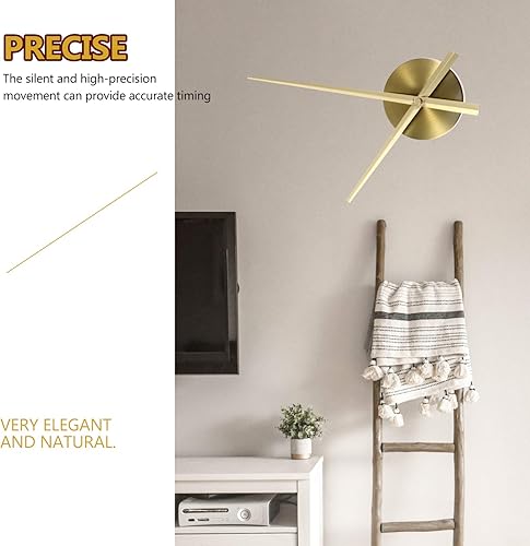 Miniatura 7 de DOITOOL Reloj 3D Manos Reloj de Pared Reloj de Cuarzo Movimiento Placa de Movimiento Reloj Colgante de Pared Piezas de Repuesto para Oficina en Casa