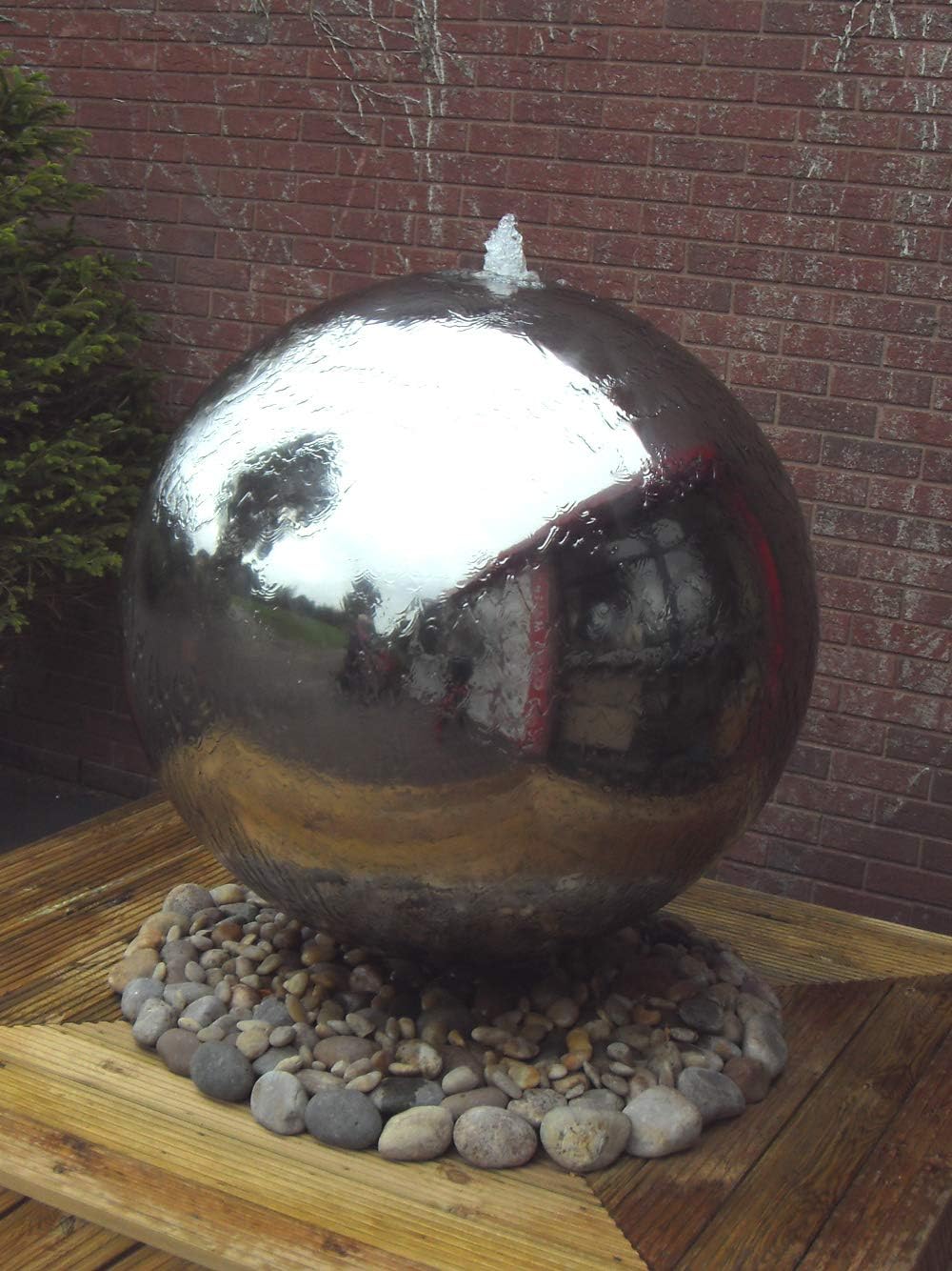 Aqua ModaAterno10-1000mm diameter sphere Steel Water Feature