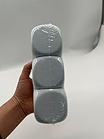 Vista 3 de Dados de espuma EVA blanca para niños, graffiti, bloques de construcción, pintura creativa, 6