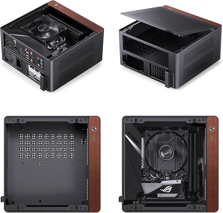 Amazon.co.jp: PCケース ITXケース JONSBO NV10 (ブラック) : パソコン