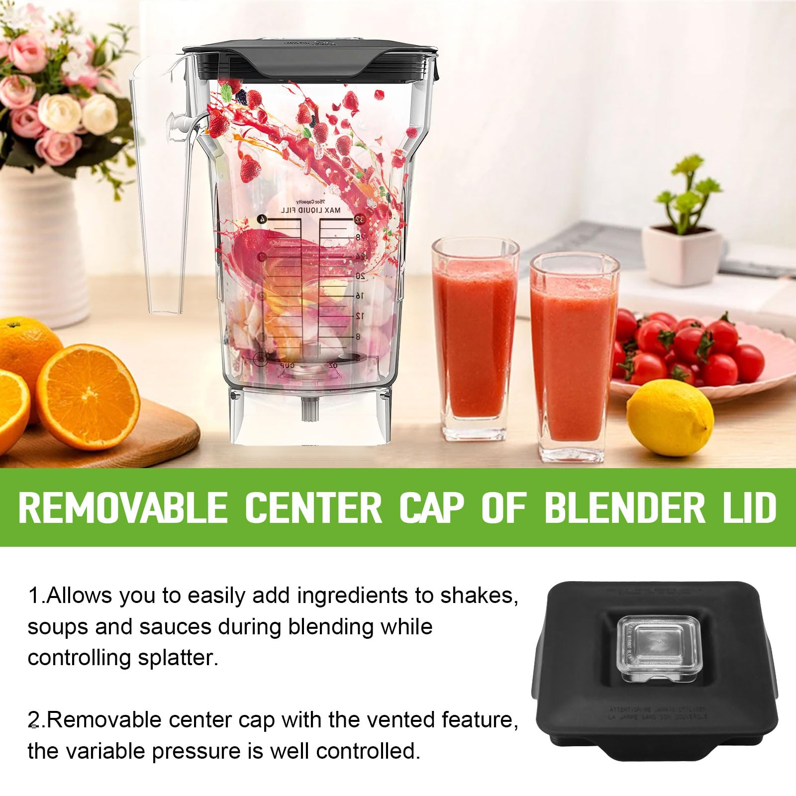 Amazon | Blendtec Commercial Wildside & Fourside Jarsの交換用