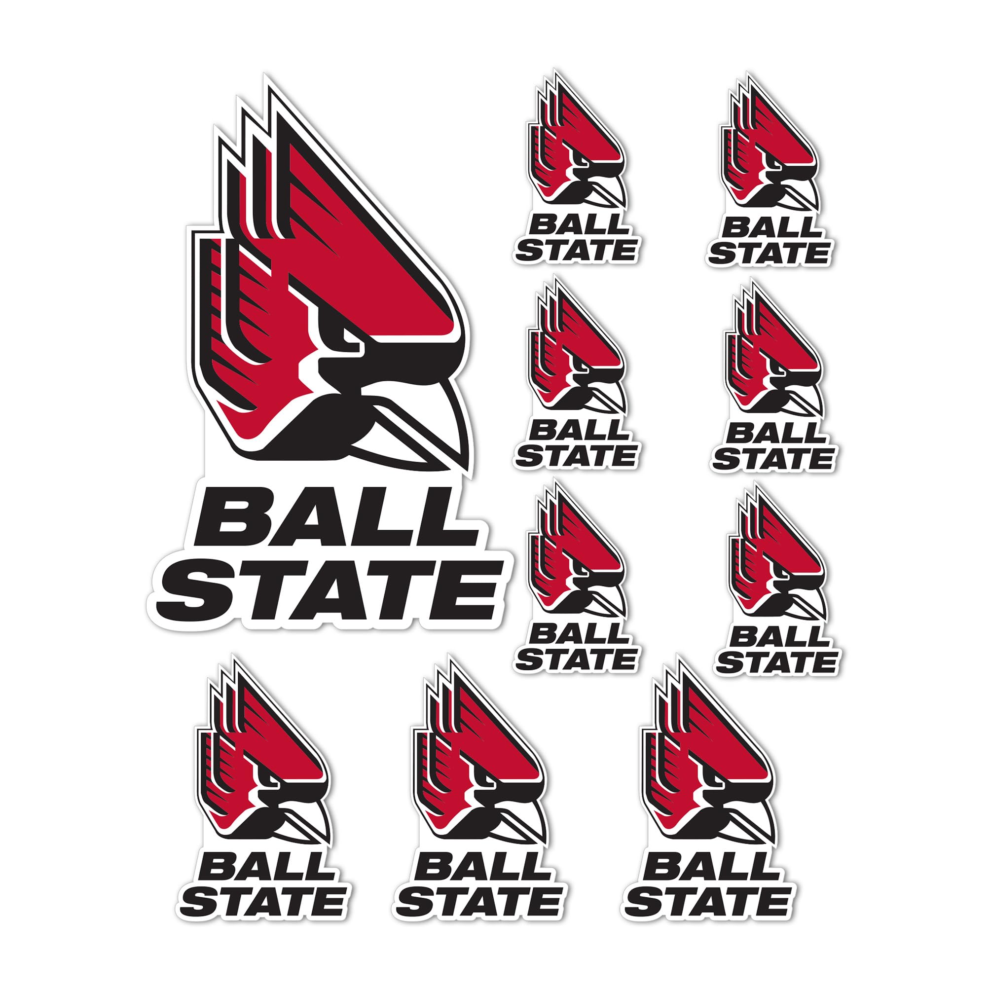 Sticker Ball State University BSU Cardinals vinyle voiture portable