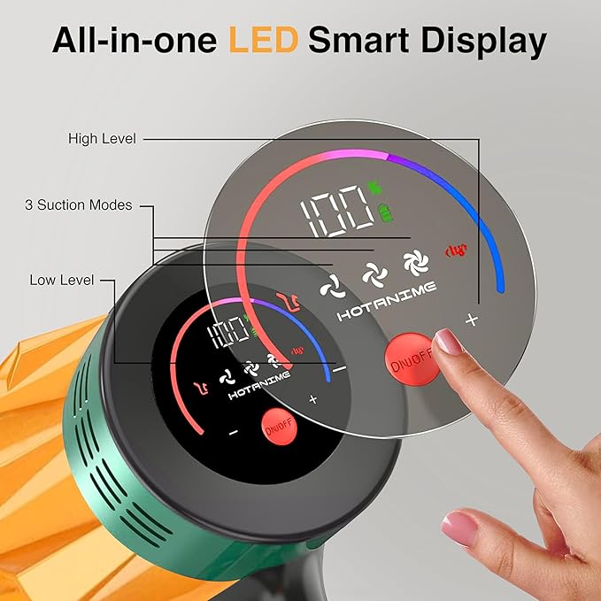 Aspiradora Inalámbrica Escoba 48 KPa, Filtro HEPA, 90 Minutos miniatura 5