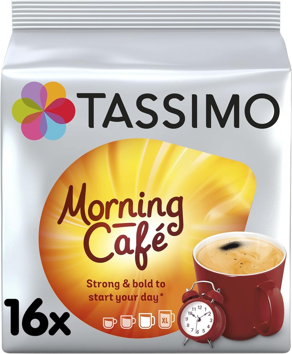 TASSIMO Café Dosettes - 80 Boissons L'Or Espresso Intense (Lot de 5 x 16 Boissons)