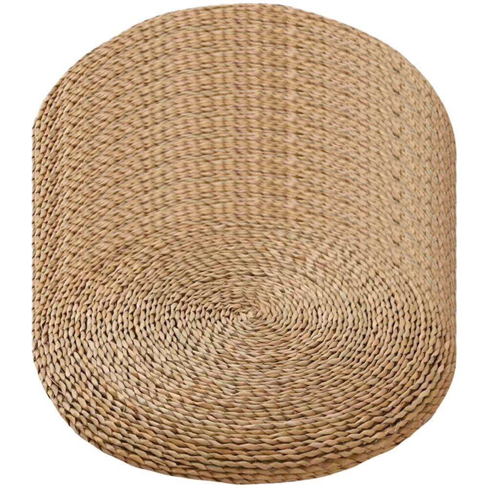 Pouf en paille pour soulager le mal de dos et remplacer les coussins mous