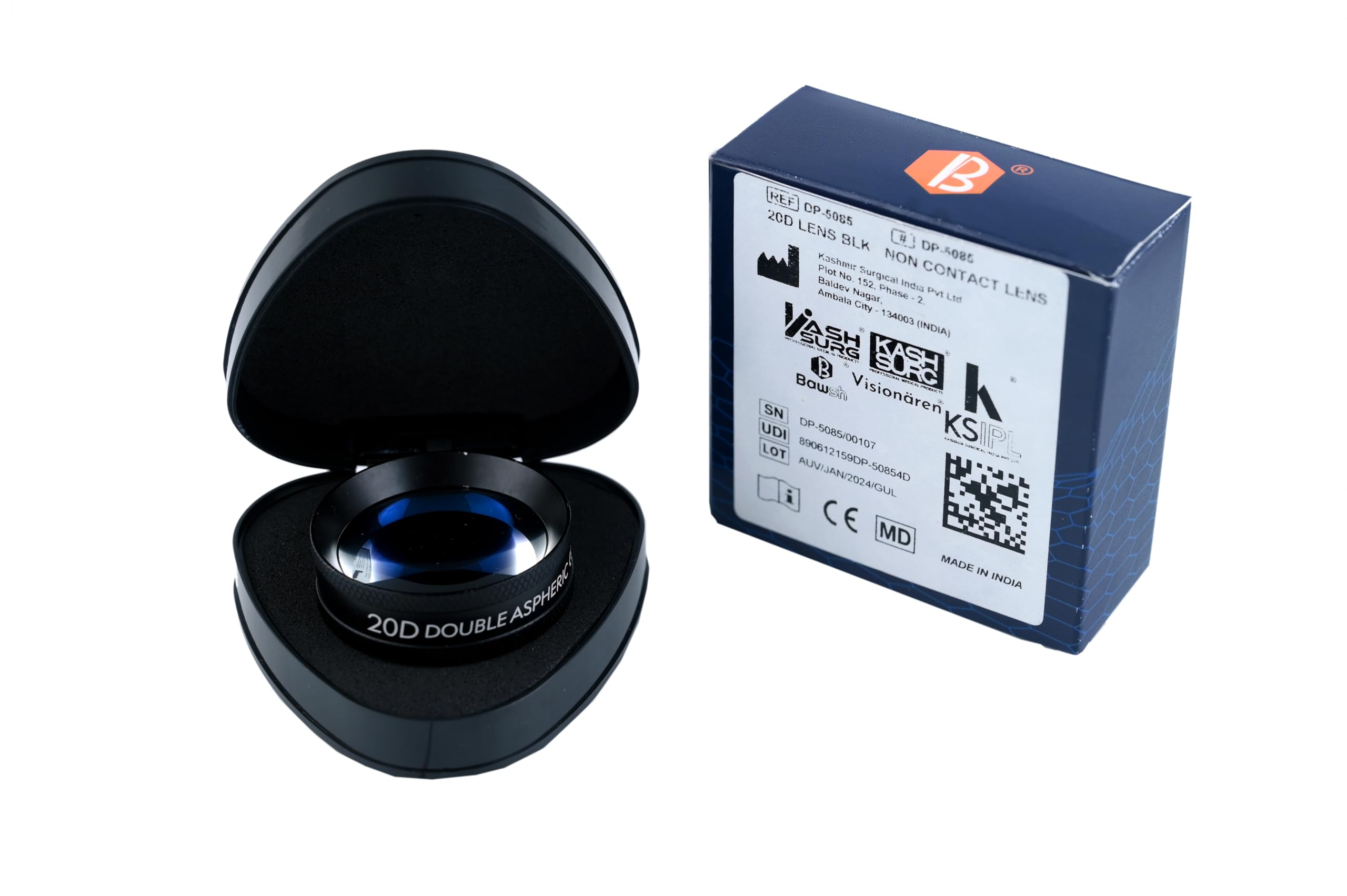 Lente asferica DIAGNOSTICA DOPPIA – 20D