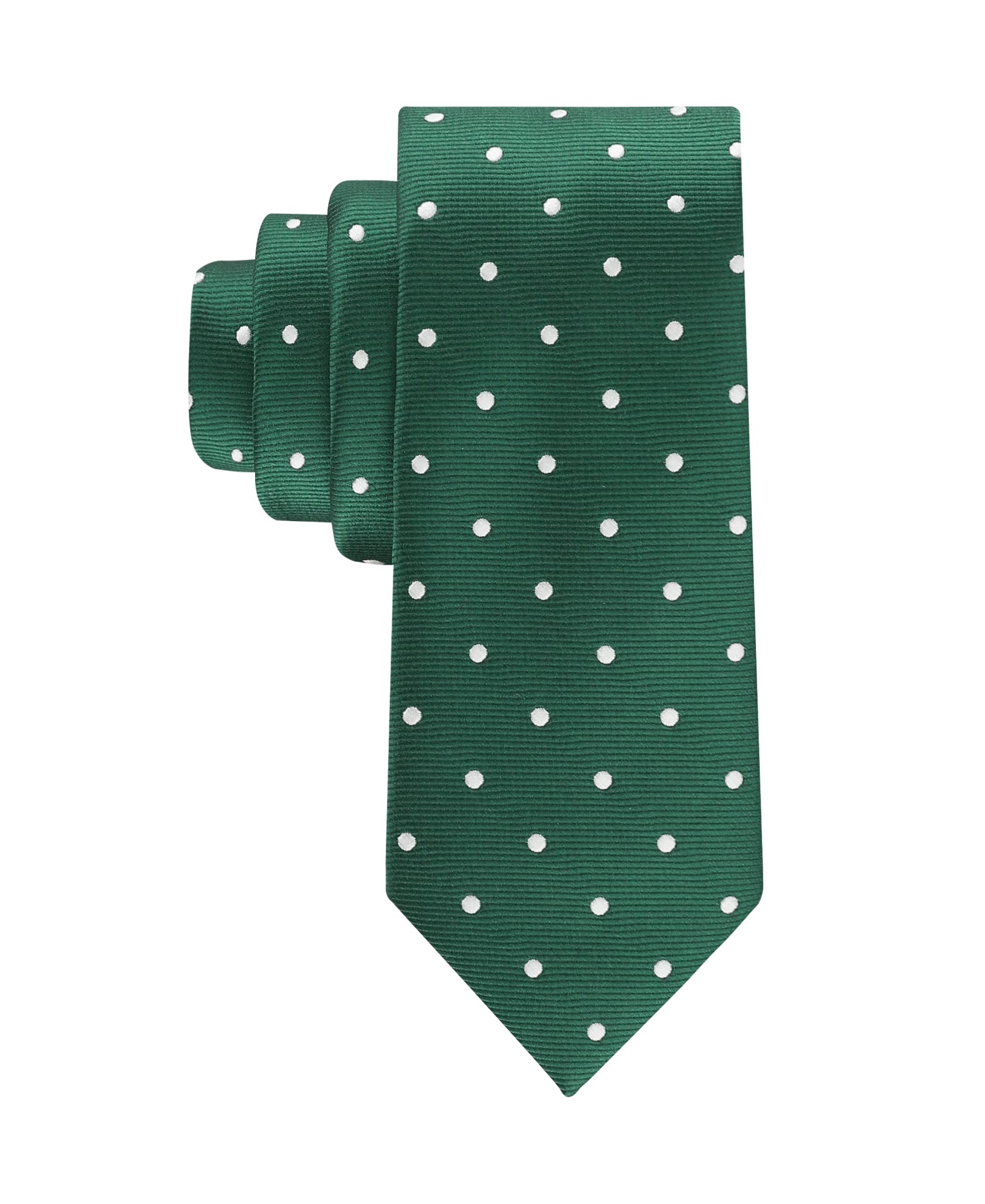 

                                                    Tommy Hilfiger Boy's Festive Dot Tie, Hunter Green