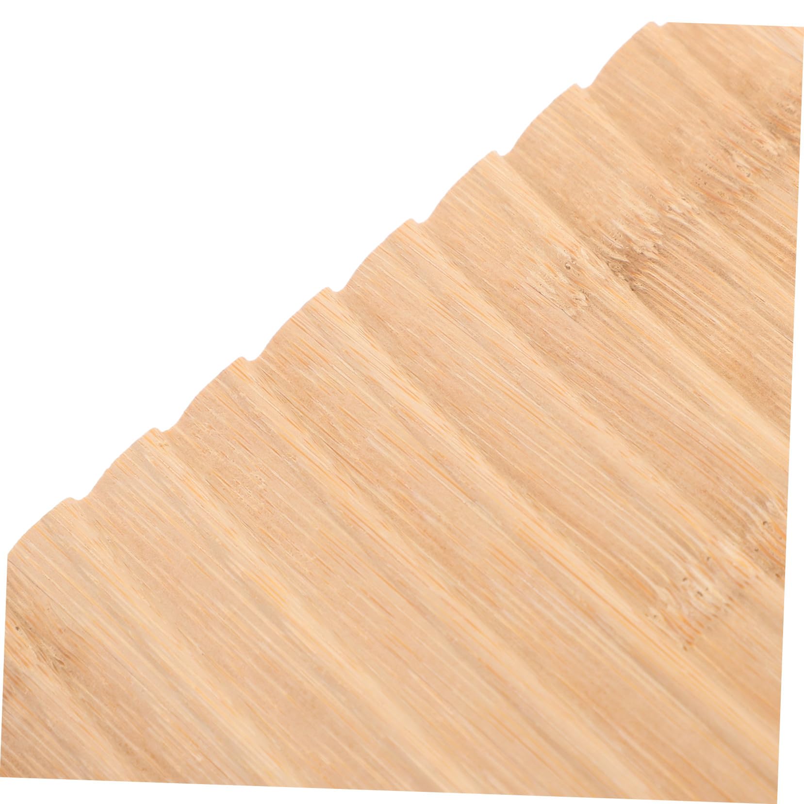 Ipetboom Asse per Lavare i Panni in Bambù Design Ergonomico, Lavatoio Manuale Antiscivolo 40x18x1,8 Cm per Sciarpe e Asciugamani