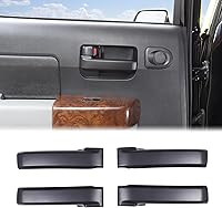 Vista 1 de Aunginsy 4 fundas protectoras para manija interior de puerta compatibles con Toyota Tundra 2007-2021 y Sequoia 2008-2020, ABS