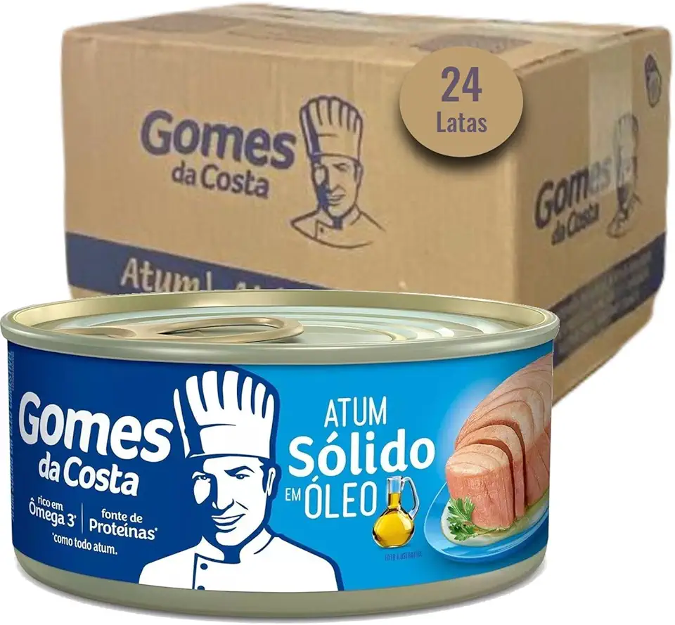 Atum Sólido em Óleo Gomes da Costa 170g (24 Latas)