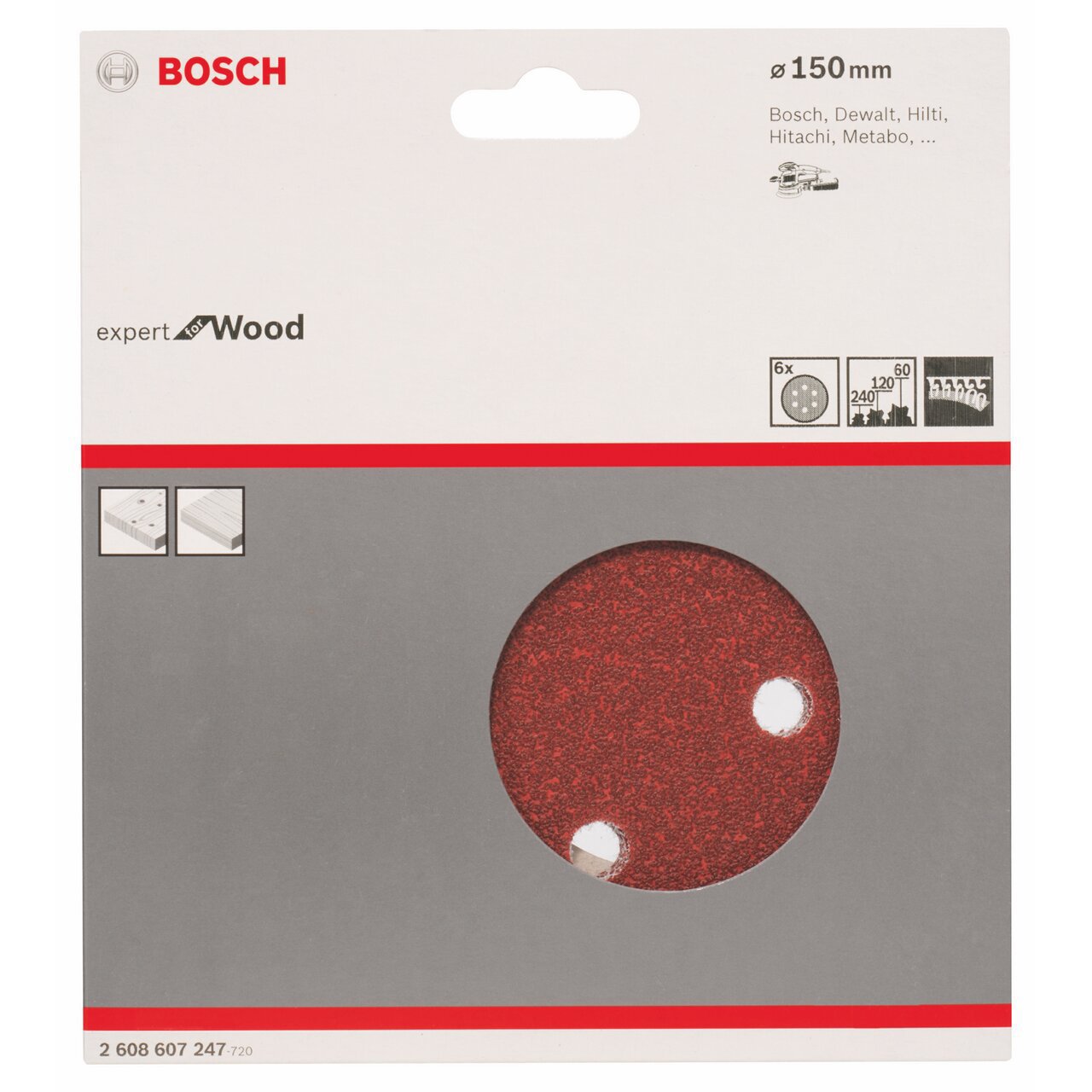 Bosch Disque Abrasif Pour Ponceuse Excentrique G 180, 115 Mm 256A19 Acheter Chez