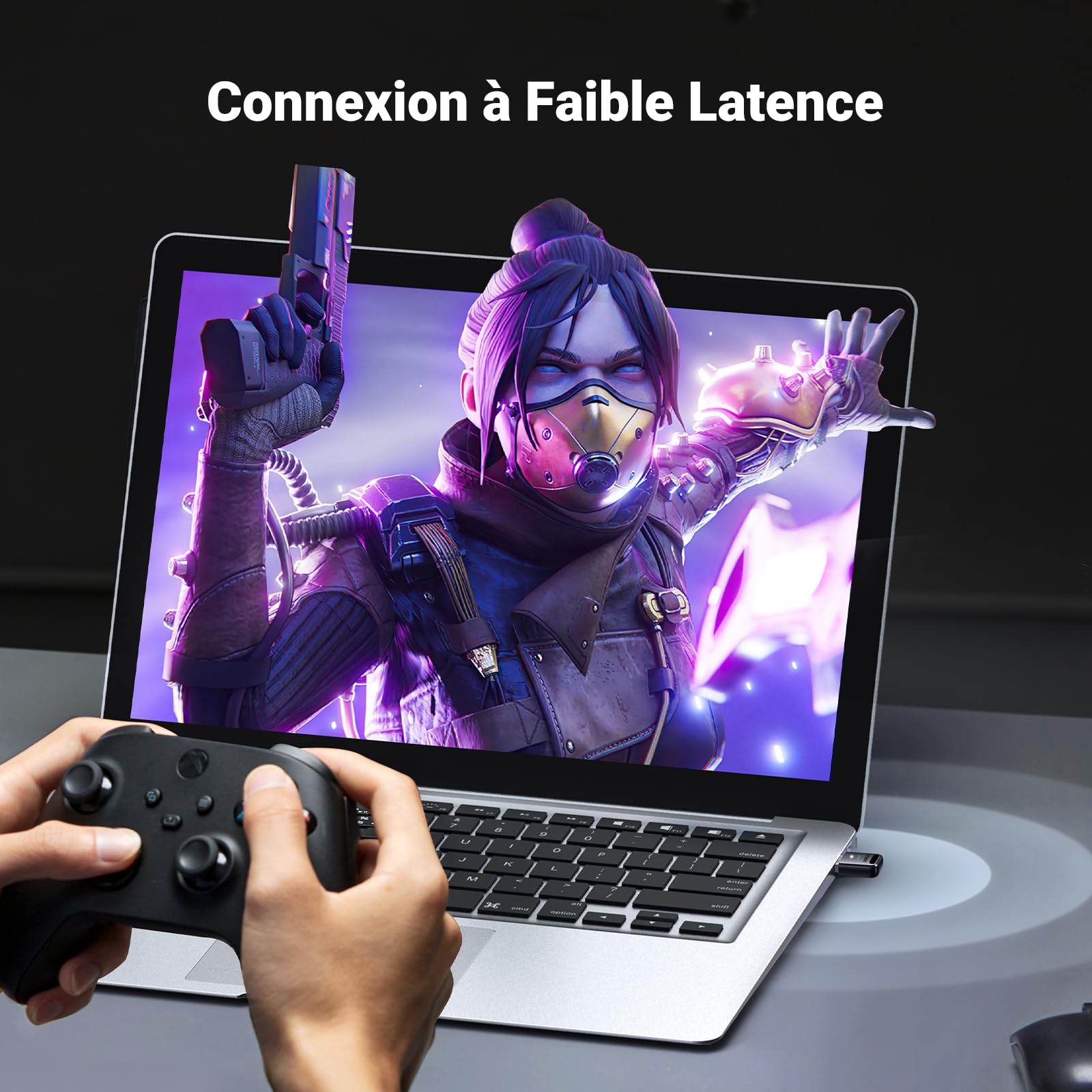 UGREEN Dongle Bluetooth 5.4 Clé USB PC Adaptateur Faible Latence pour Clavier Souris Casque Manette de Jeu Enceinte Écouteurs Plug Play Windows 11 10 8.1