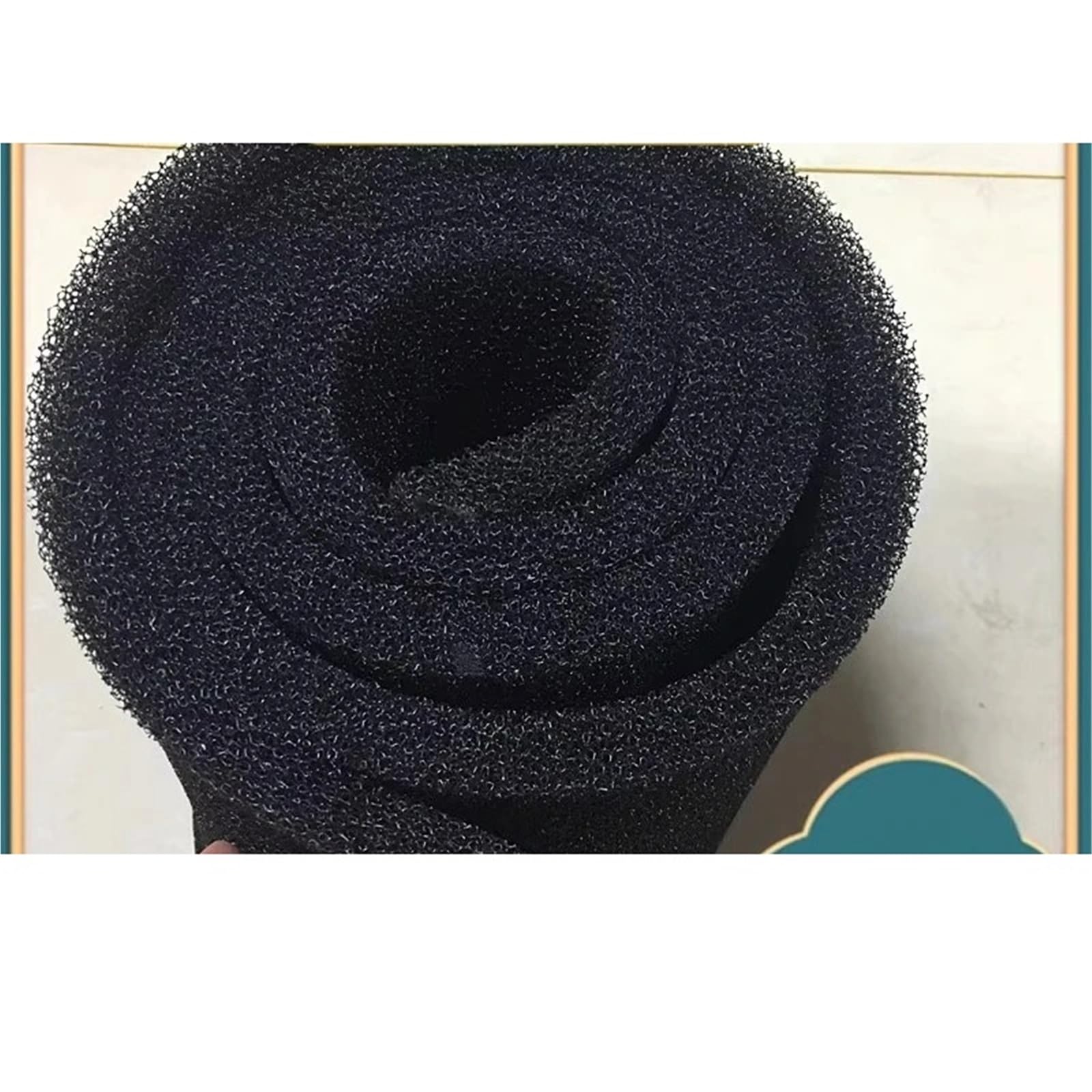1 pieza de filtro de esponja de poliuretano a prueba de polvo ignífugo - fieltro de fibra de carbono activado para aplicaciones de refrigeración e industrial(Type9)