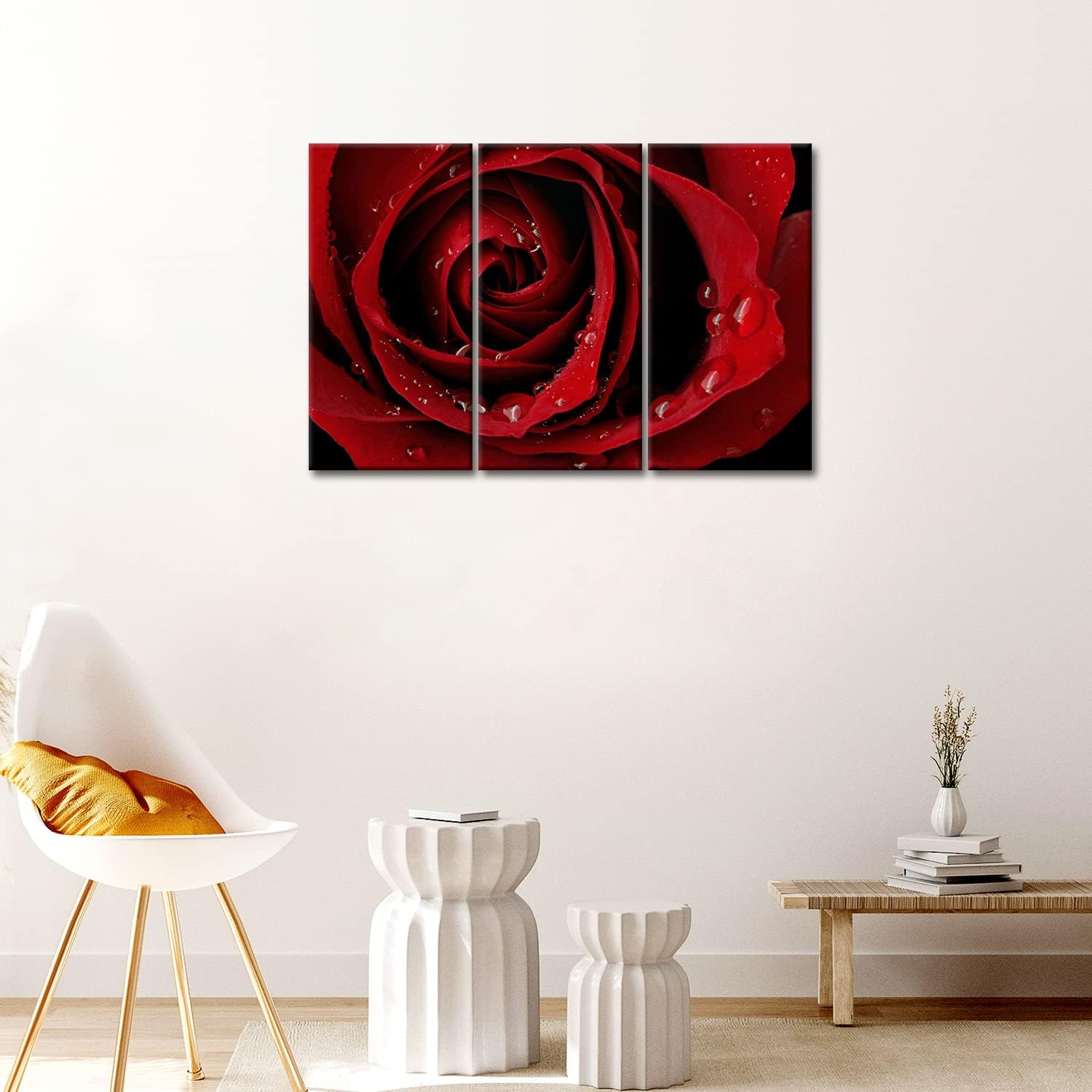 So Crazy Art - Canvas Print Wall Art Painting For Home Decor,Fire Car Blaze Burn Fiery 4 Pieces Panel Paintings Modern Giclee Stretched And Framed Artwork
