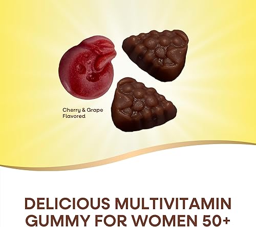 Miniatura 3 de Nature's Way ¡Alive! Multivitamínico de gomitas prémium para mujeres de más de 50 años, apoya la salud del corazón, el cerebro y los huesos*,