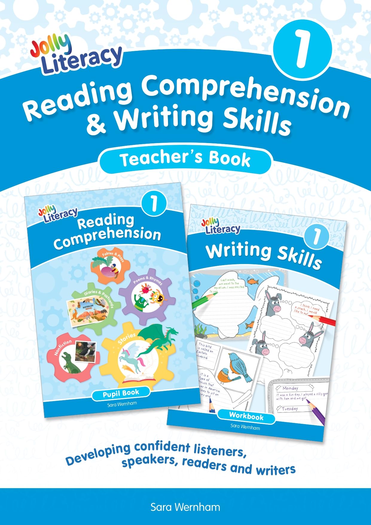 Reading Comprehension & Writing Skills 1 Teachers Book : In Precursive Letters (British English edition)