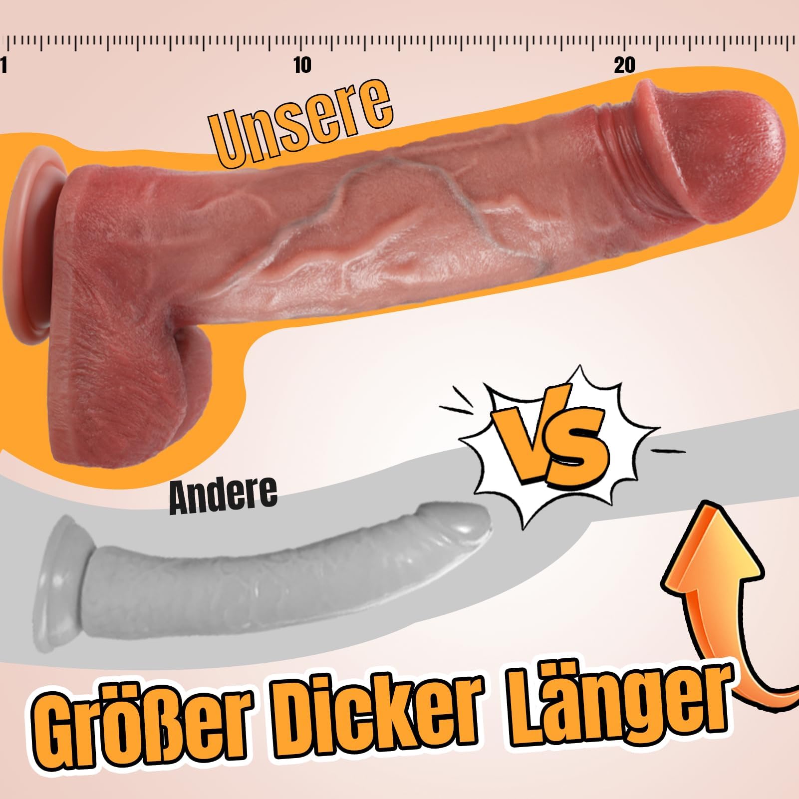 PRONFANS 28.5CM Gode Realiste Sex Toýs Femme, Dildo xxl Réaliste Large Sex Toys Doté d'une Gode Ventouse, Plug Anals Sex Toýs Femmes Homme et Couples, Jouet Sexuel pour Adultes Sex Toy