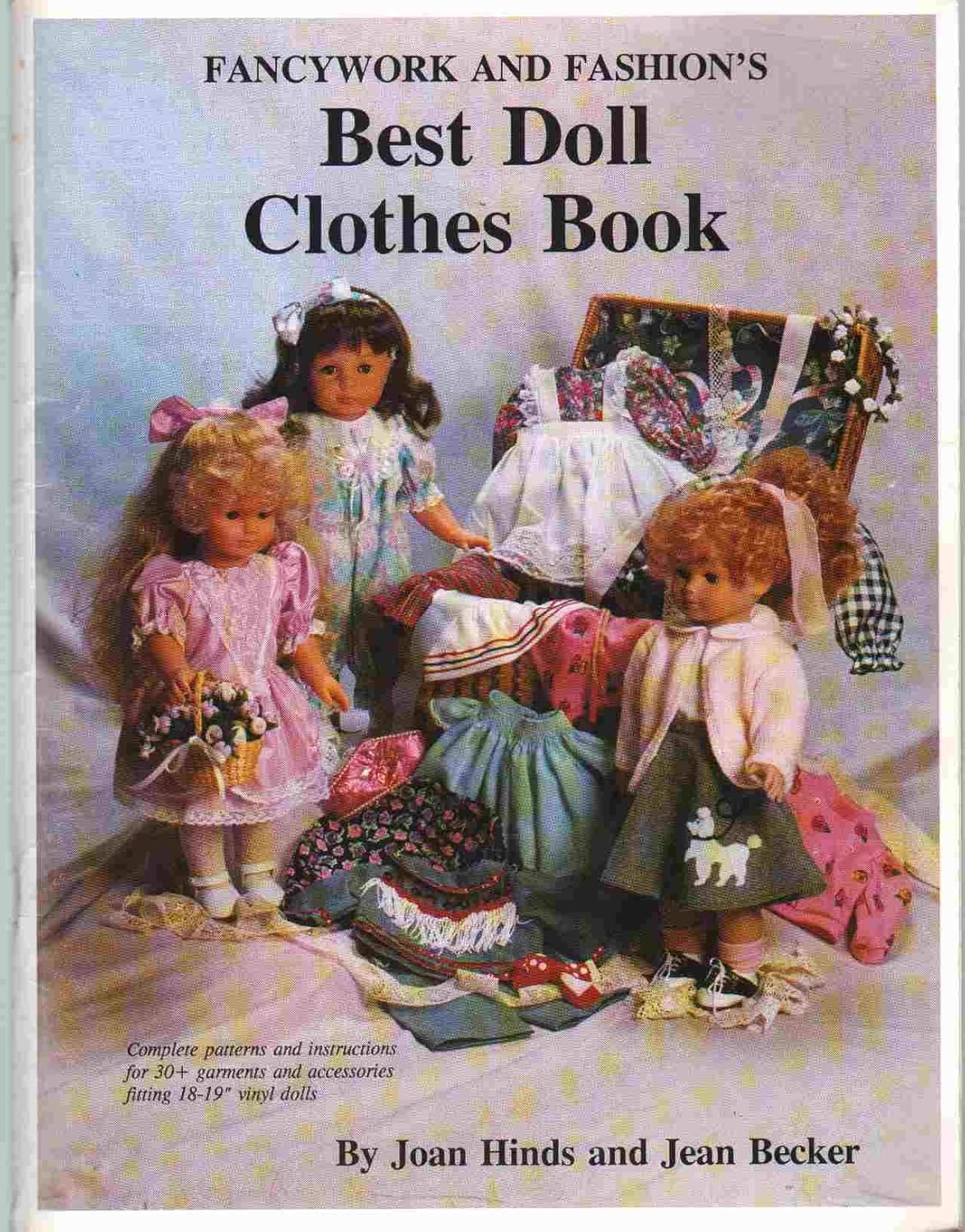 FANCYWORK AND FASHION'S BEST DOLL CLOTHES BOOK Best Doll Pattern Books