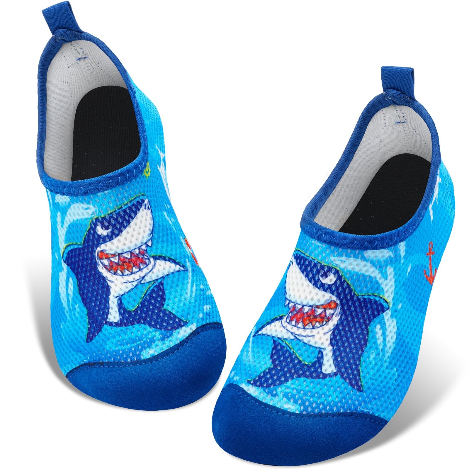 WAWSAM Zapatillas de Playa Descalzas de Secado Rápido Malla Suave Zapatos de Agua