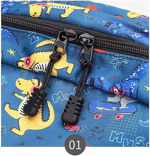 Miniatura 7 de Linda mochila de dinosaurio para niños, niñas preescolares con lonchera para jardín de infantes y escuela, juego de mochila para niños de 3 a 9