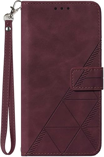 ONV Case for Xiaomi Mi 12 Ultra - Phone Case with Lanyard Card Holder Magnetic Solid Color PU Leather + Soft Shell Flip Wallet Cover for Xiaomi Mi