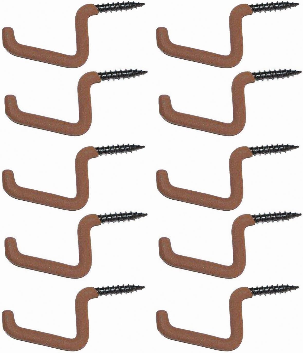 HME Dual Accessory Hooks 10 - Pk, Brown (BGH-10), 1.00 x 1.00 x 1.00 : Utility Hooks : Sports & Outdoors