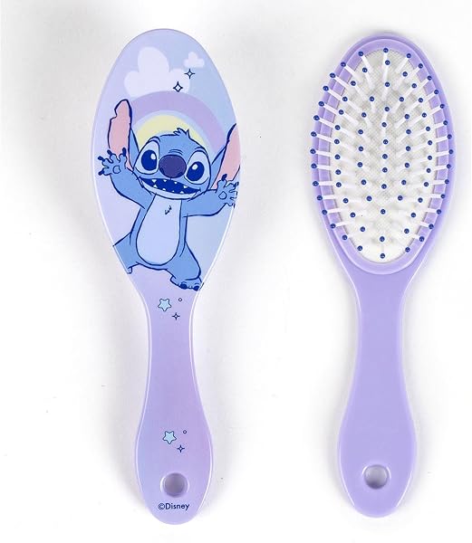 Trousse de Toilette de Voyage avec Peigne, Serviette et Sac à Stitch - Trousse de Toilette Stitch pour Voyage ou école, Bleu, Trousse de Toilette Transparente avec Fermeture éclair - 4