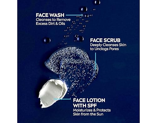Miniatura 6 de Lavado facial con exfoliante Nivea for Men, tubo de 4.4 onzas, paquete de de 12