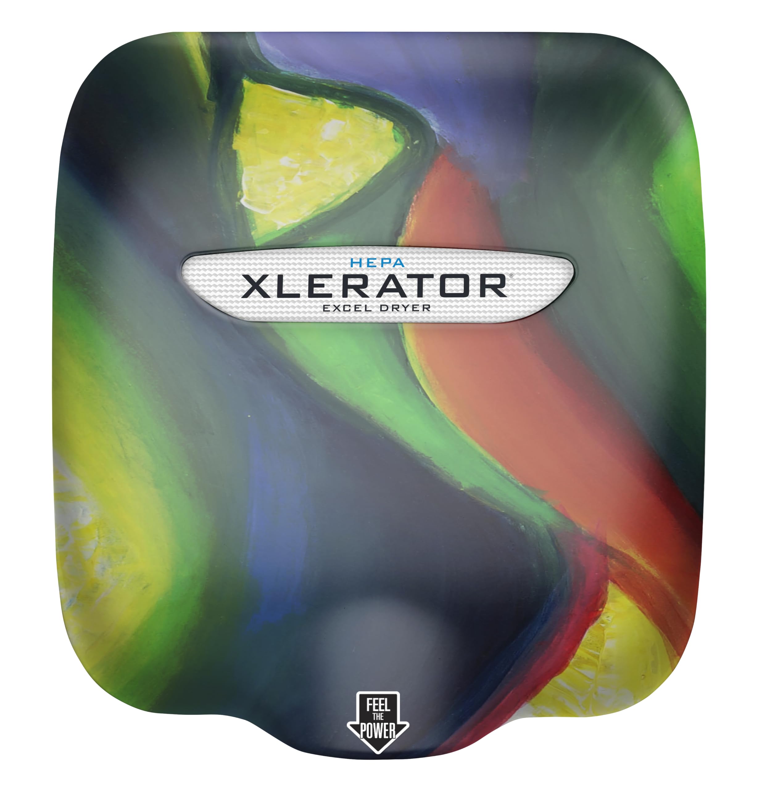 XLERATOR Custom Cover Hand Dryer The Glow Within XL-SI Automatic High Speed Hand Dryer with Electrostatic HEPA Filtration (eHEPA), Designed by Artists from Humanity Teen Artists, 110/120V