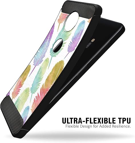 Miniatura 75 de CasesonDeck Funda ajustada compatible con Motorola Moto E5 Plus/Moto E5 Supra, fibra de carbono, protección contra golpes y caídas, TPU flexible