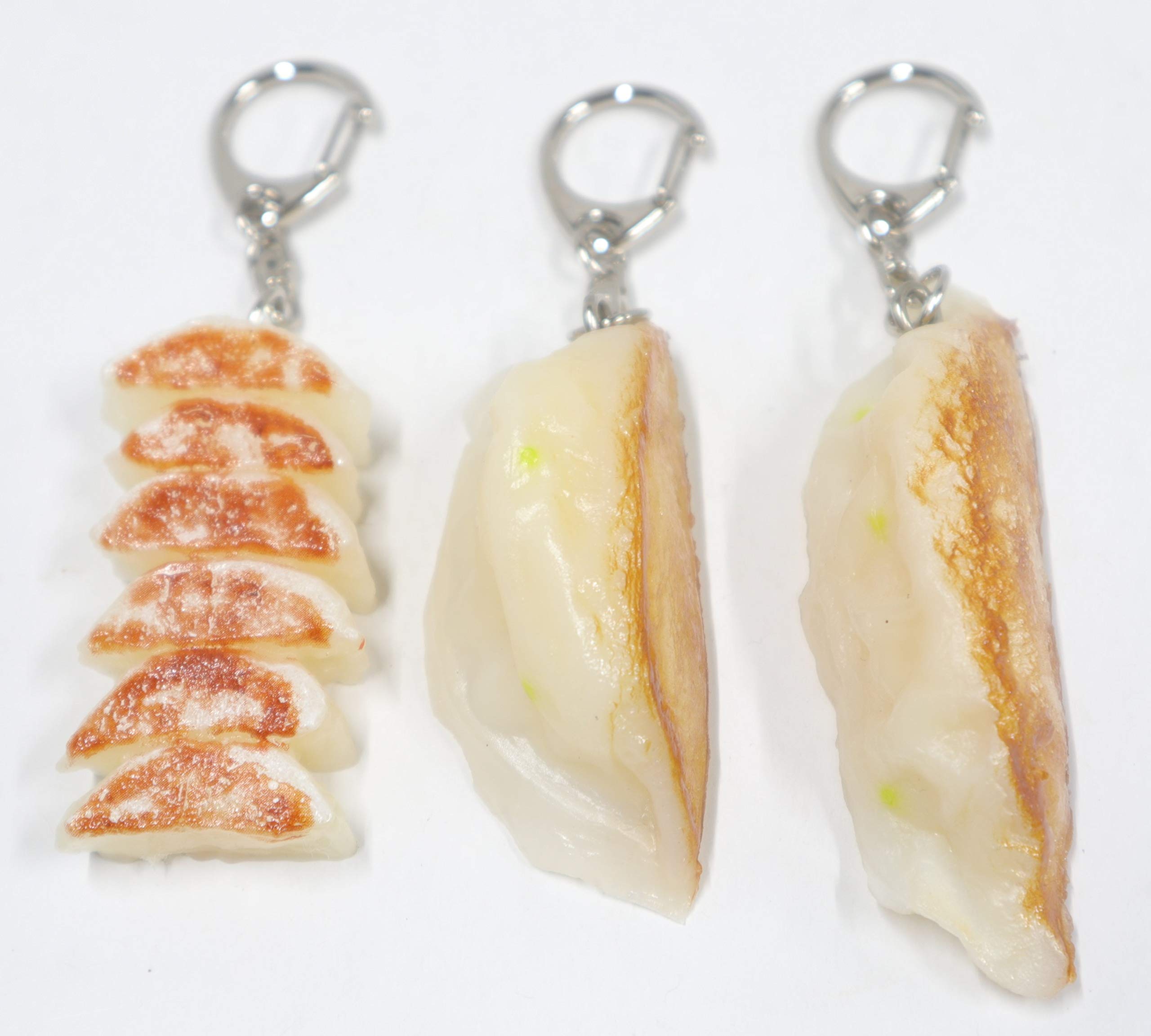 Amazon.co.jp: 食品サンプル キーホルダー 6連餃子 ミニチュア