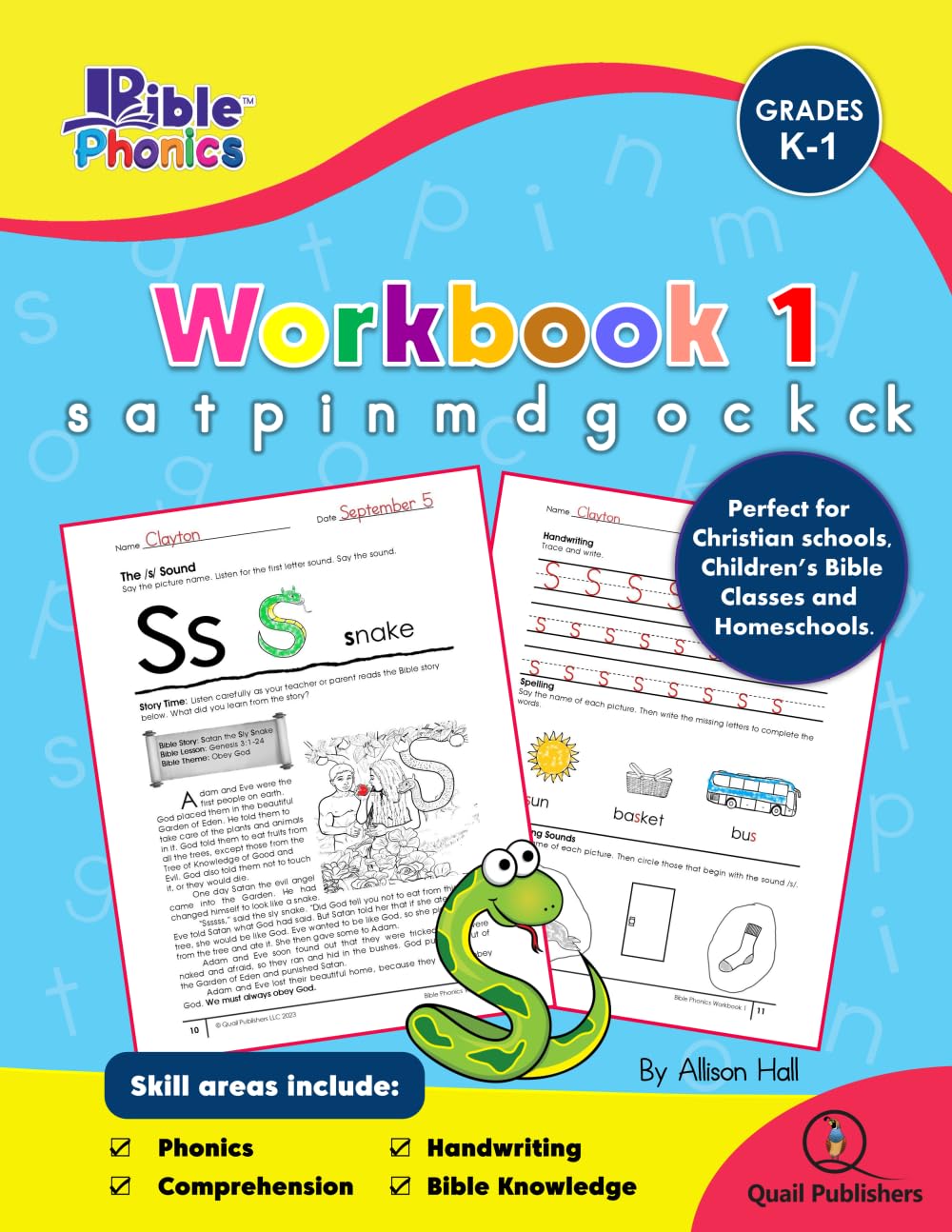Bible Phonics Workbook 1