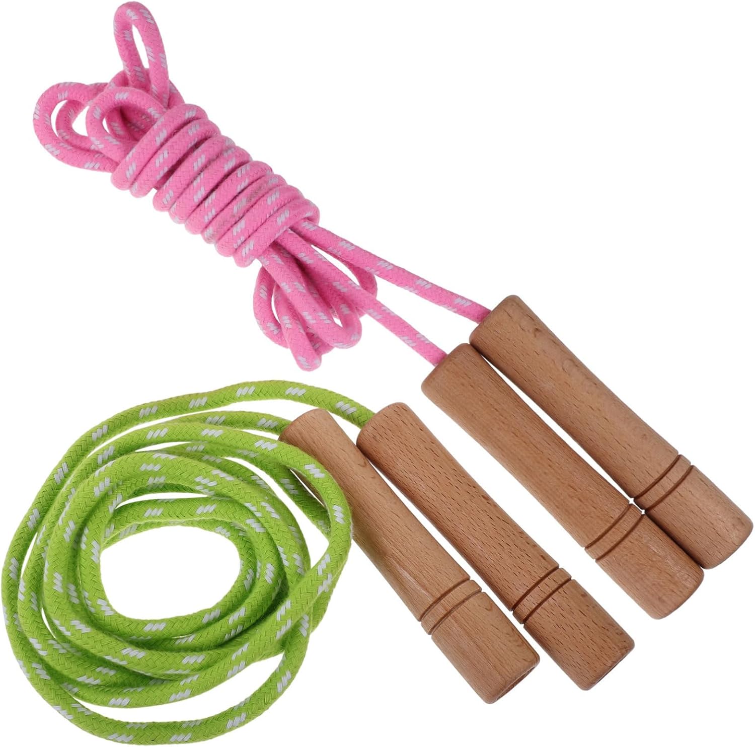 2Pcs Jump Ropes for Fitness Wear Resistant Skipping Ropes for Teens Adults for Home Gym and Outdoor Workouts