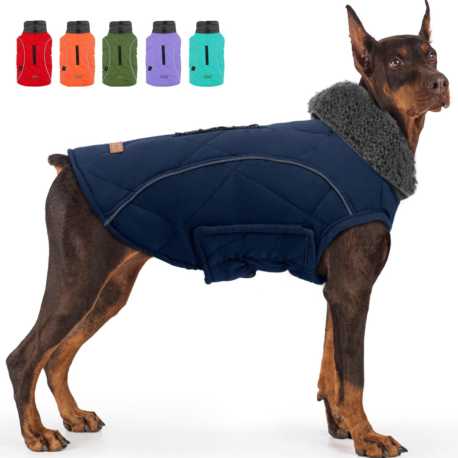 【新品未使用】Dog Flexible Insulated Jacket 4L Amazon.com : EMUST Dog Jacket Polyester Winter Coat for Medium