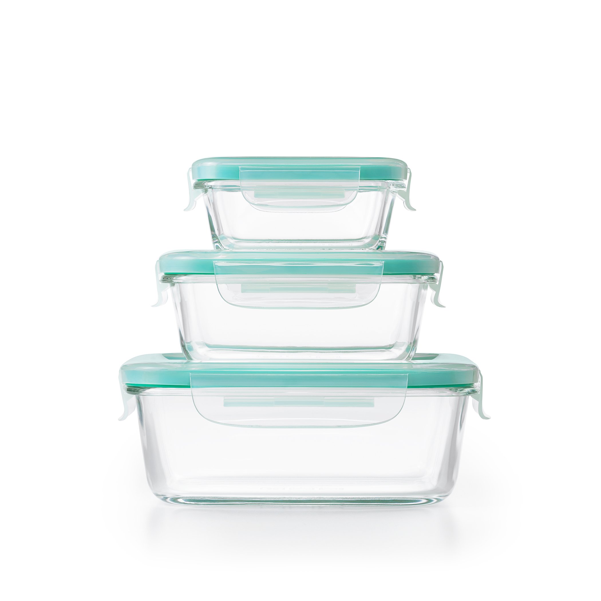 OXO Good Grips 16 Piece Smart Seal Leakproof Glass Food Storage Container Set