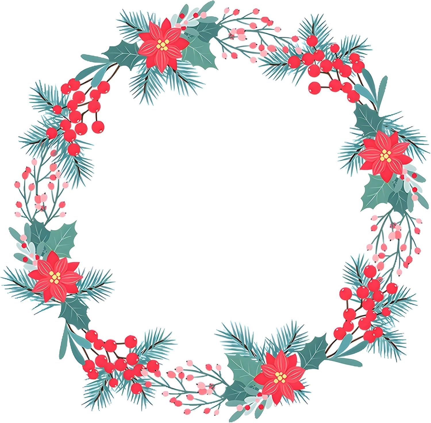 Custom Logo Stickers - Design Your Own Personalized Labels with Text, Image, & Photo - Waterproof, UV Protected, Fade & Heat Cold Resistant - Pack of 100 (Wreath 20, 89mm) โ image 1