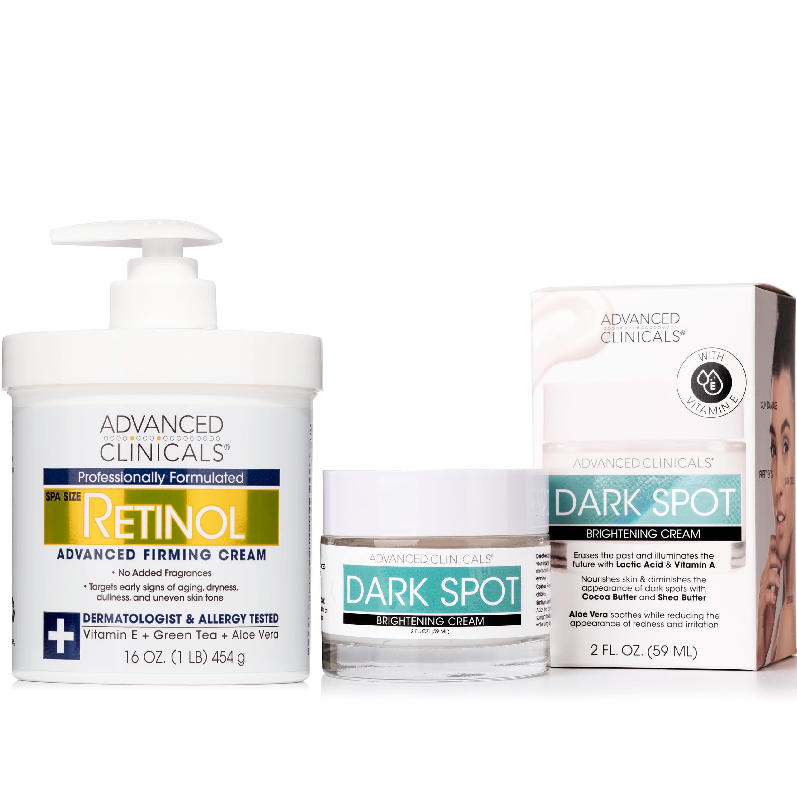 Amazon.com: Advanced Clinicals Retinol Firming Cream + Dark Spot