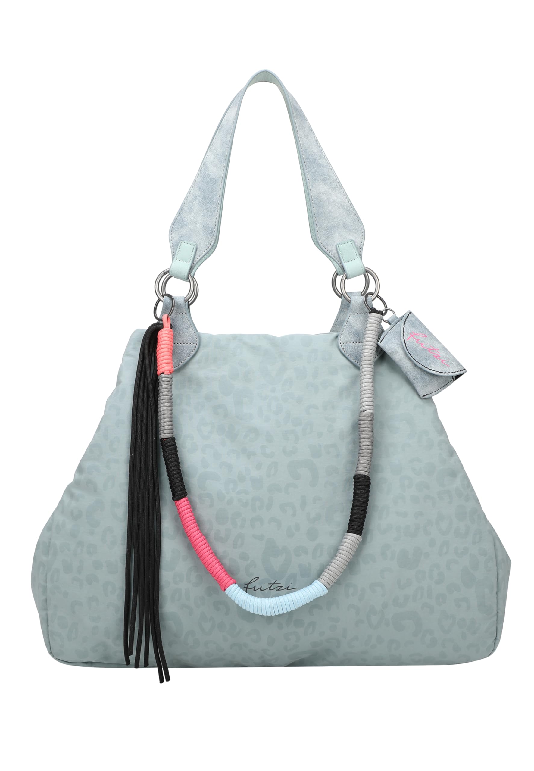 Fritzi aus Preussen Women's Izzy Medium Rainbow Sky Leo Soft Blue Shopper, blue, One Size