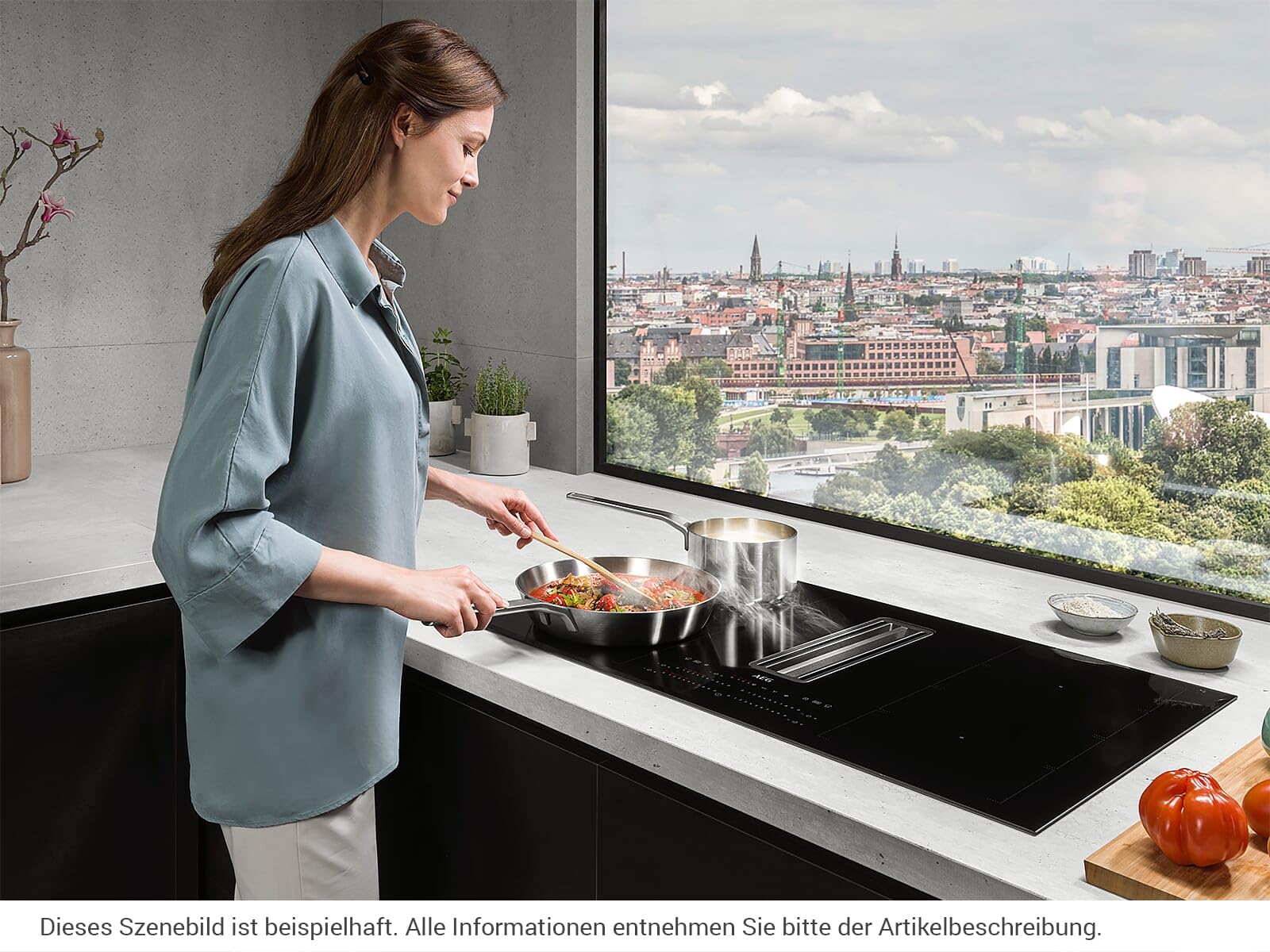 AEG CCE84779CB FlexiBridge® XT Kochfeldabzug Induktion